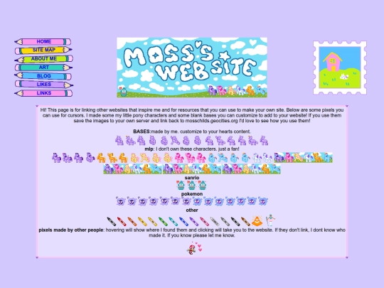 links screenshot