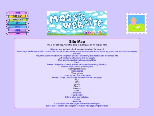 sitemap screenshot