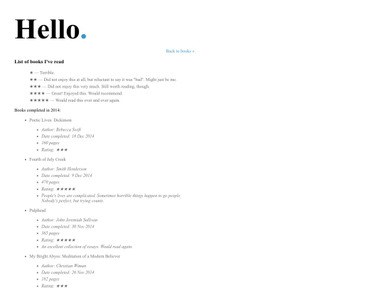 books_2014 screenshot