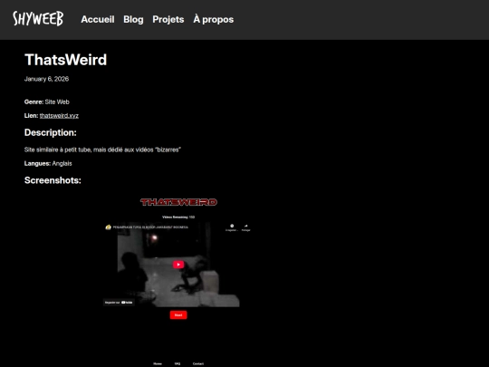 projets/thatsweird screenshot