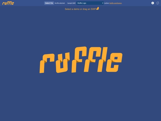 tools/ruffleemu screenshot