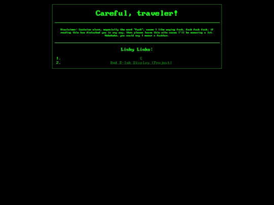 Blog/Main screenshot