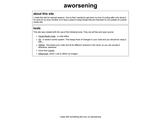 pages/site screenshot