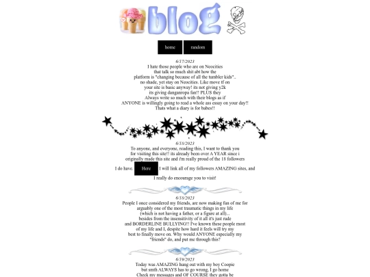 blog screenshot