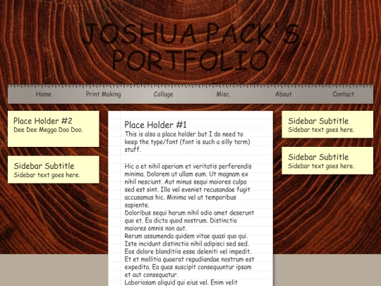 oldwebsite screenshot