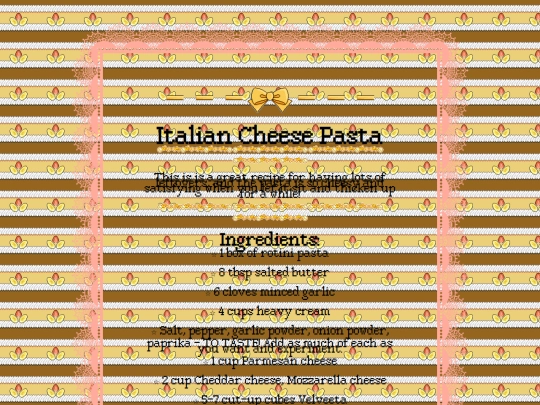 for fun!/italiancheesepasta screenshot