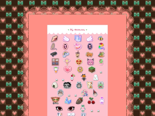 stickersheet screenshot