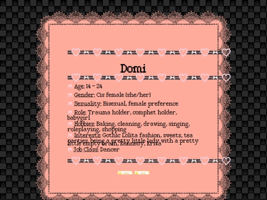 system pages/domi screenshot