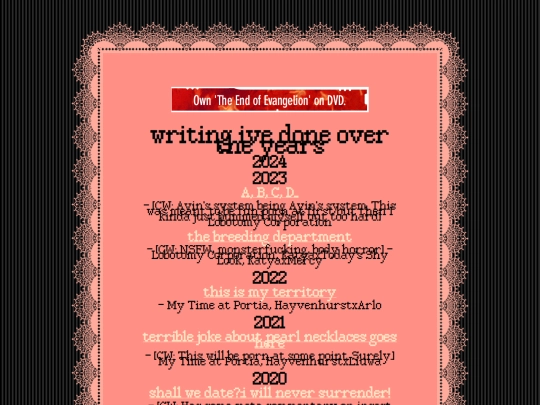 writing screenshot