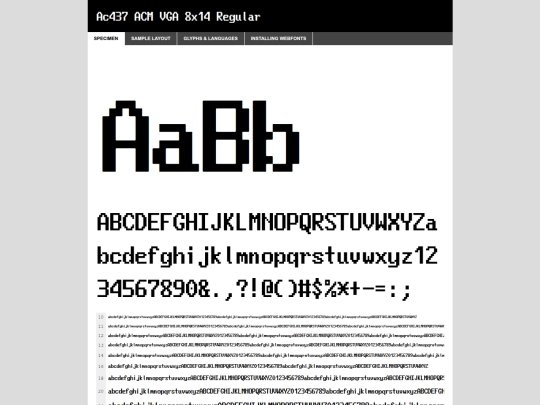 ac437_font/ac437_acm_vga_8x14-demo screenshot
