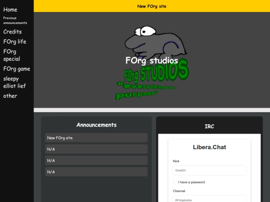 test screenshot