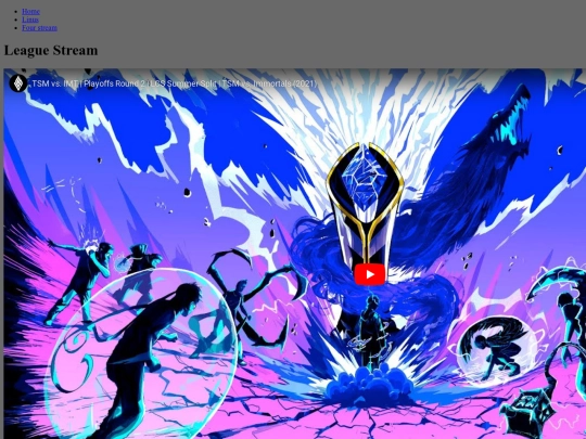 league screenshot