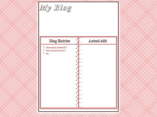 newblog screenshot