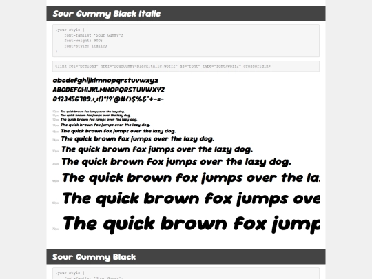 fonts/sour_gummy/demo screenshot