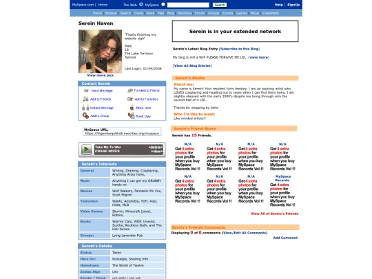 myspace screenshot