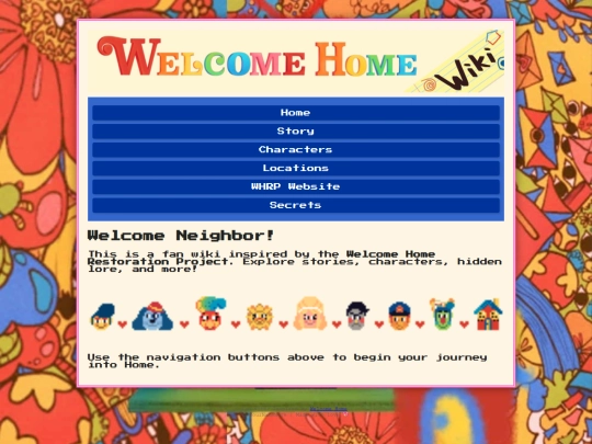 welcomehomewiki screenshot