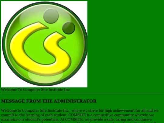 Comsite screenshot
