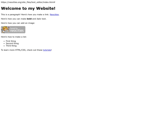 index screenshot