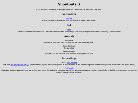 shoutout screenshot