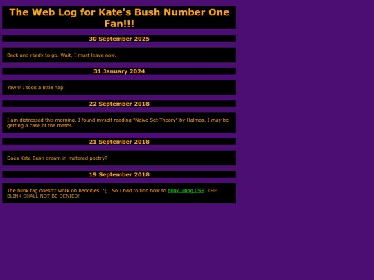 weblog screenshot