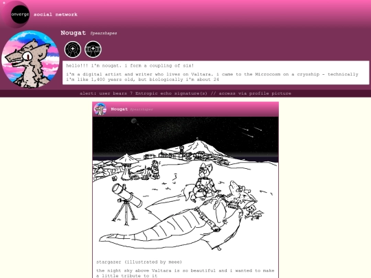 pages/people/profiles/nougat screenshot