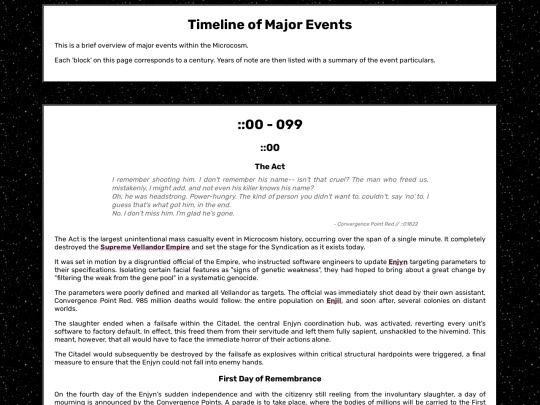 pages/timeline screenshot