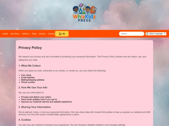 privacy-policy screenshot