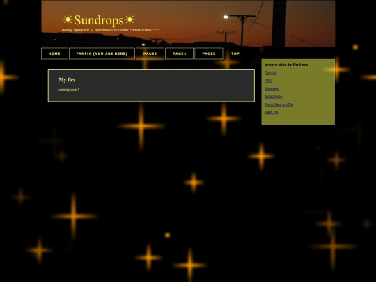 fanfic screenshot