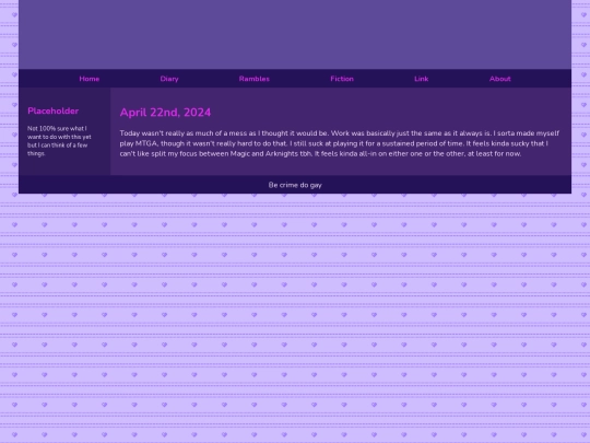 Diary/April 2024/April_22nd_2024 screenshot