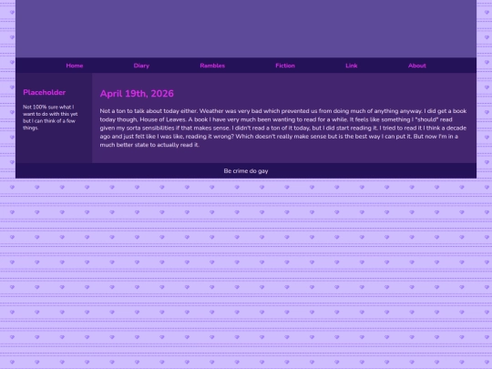Diary/April 2026/April_19th_2026 screenshot