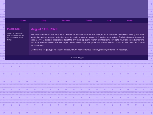 Diary/August 2023/August_11th_2023 screenshot