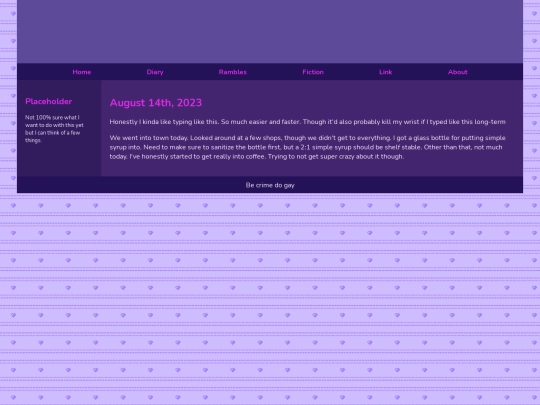 Diary/August 2023/August_14th_2023 screenshot
