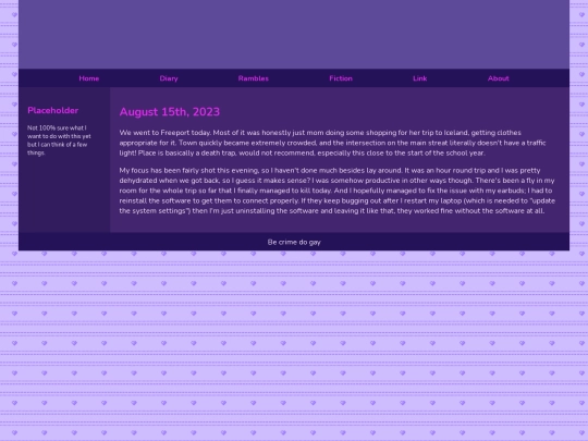 Diary/August 2023/August_15th_2023 screenshot