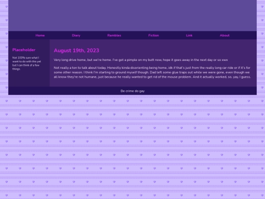 Diary/August 2023/August_19th_2023 screenshot