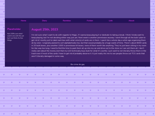 Diary/August 2023/August_25th_2023 screenshot