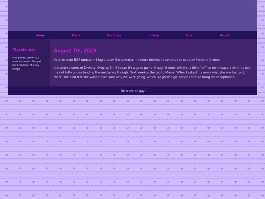 Diary/August 2023/August_7th_2023 screenshot