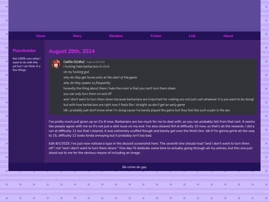 Diary/August 2024/August_28th_2024 screenshot