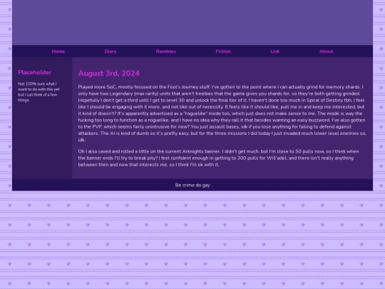 Diary/August 2024/August_3rd_2024 screenshot