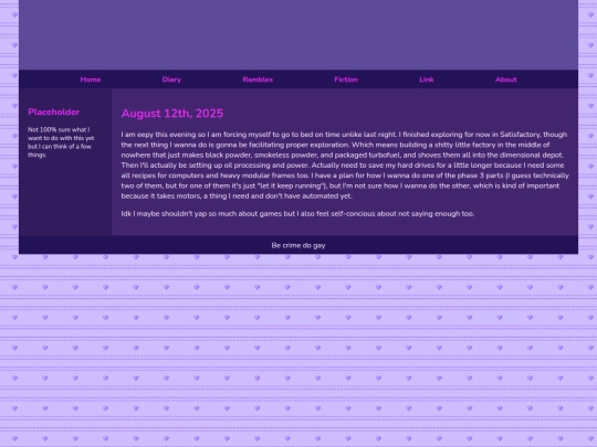 Diary/August 2025/August_12th_2025 screenshot