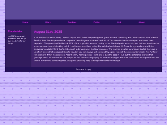 Diary/August 2025/August_31st_2025 screenshot