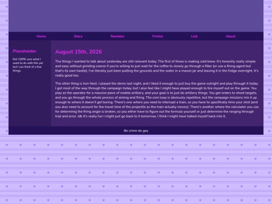 Diary/August 2026/August_15th_2026 screenshot