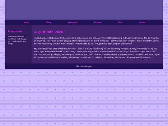 Diary/August 2026/August_16th_2026 screenshot