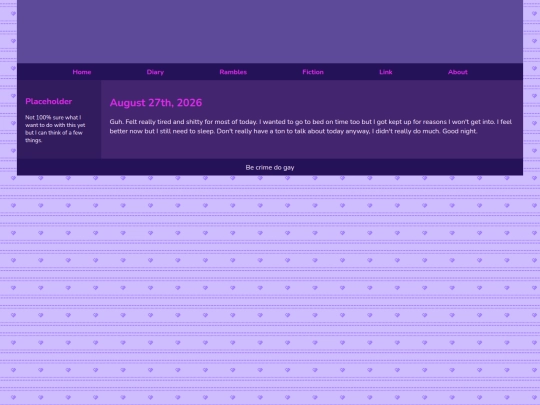 Diary/August 2026/August_27th_2026 screenshot