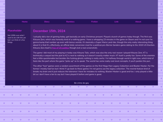 Diary/December 2024/December_15th_2024 screenshot
