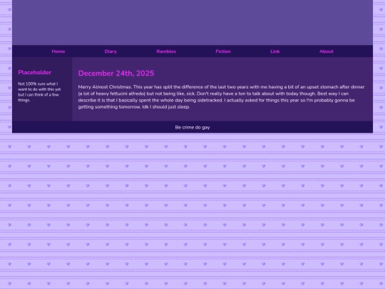 Diary/December 2025/December_24th_2025 screenshot