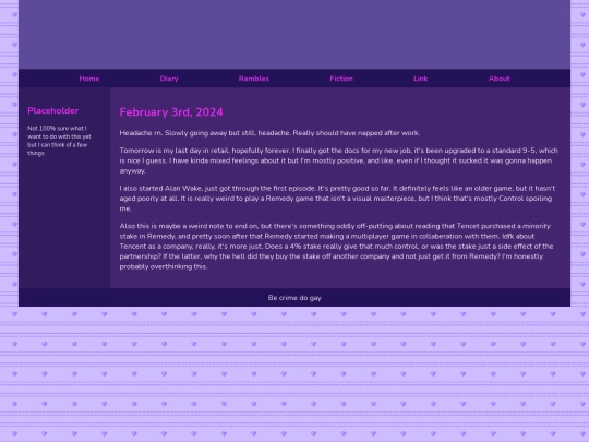 Diary/February 2024/February_3rd_2024 screenshot