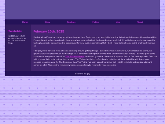 Diary/February 2025/February_10th_2025 screenshot