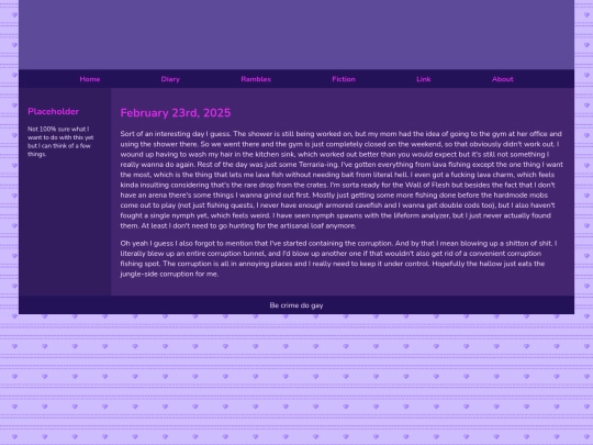 Diary/February 2025/February_23rd_2025 screenshot