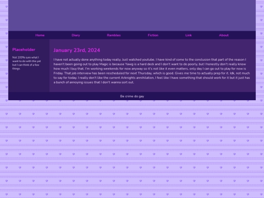 Diary/January 2024/January_23rd_2024 screenshot