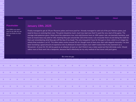 Diary/January 2025/January_19th_2025 screenshot